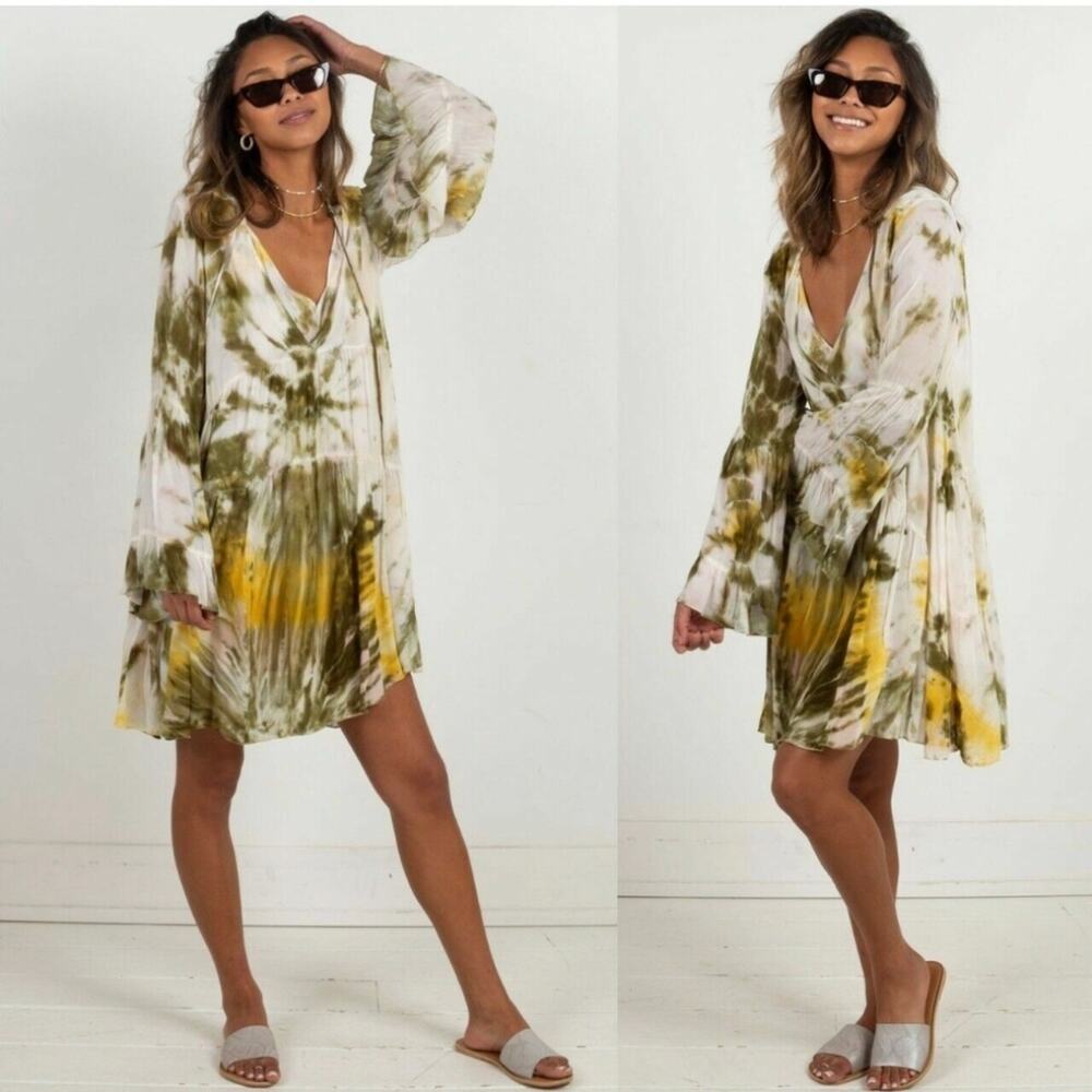 Young Fabulous & Broke Rosa Tie Dye Dress | Size M